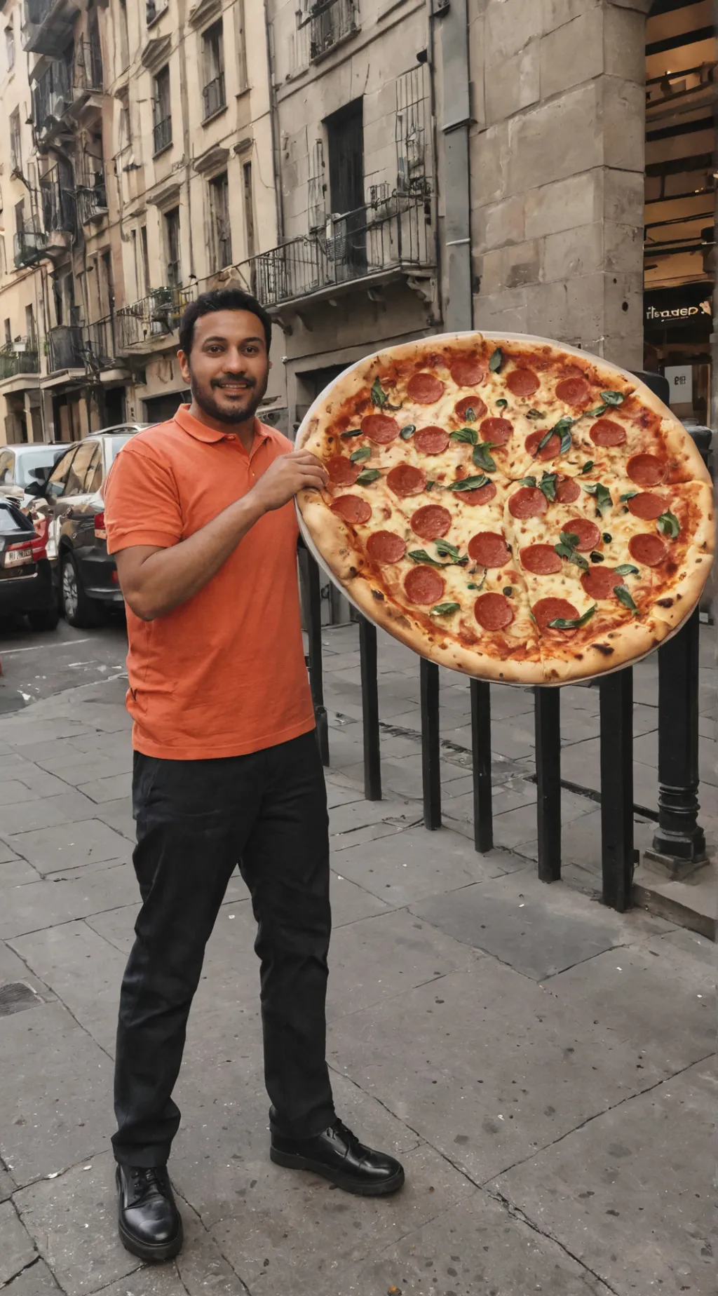 ai character: Your favorite pizz background