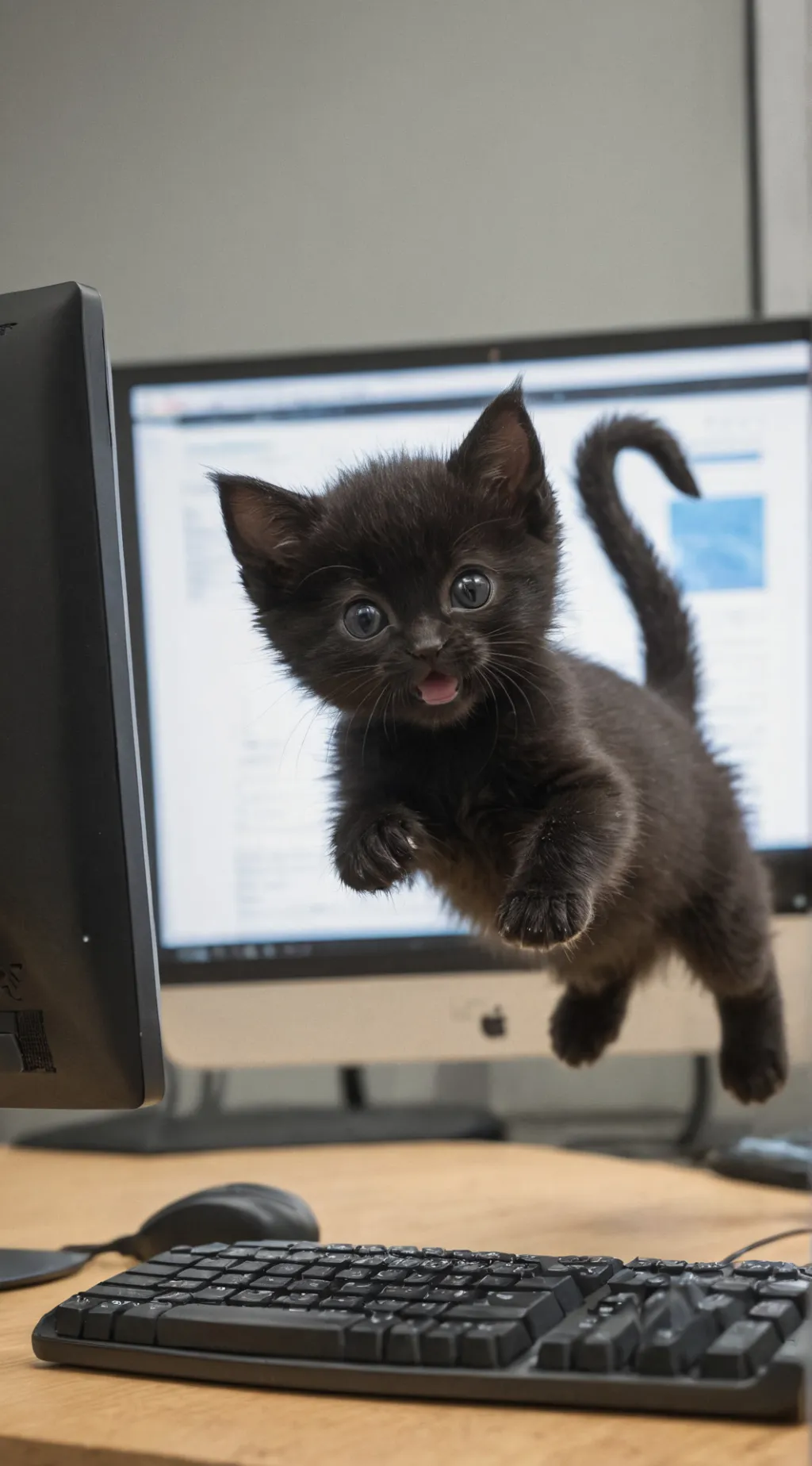 Talkie AI - Chat with kitten jumping