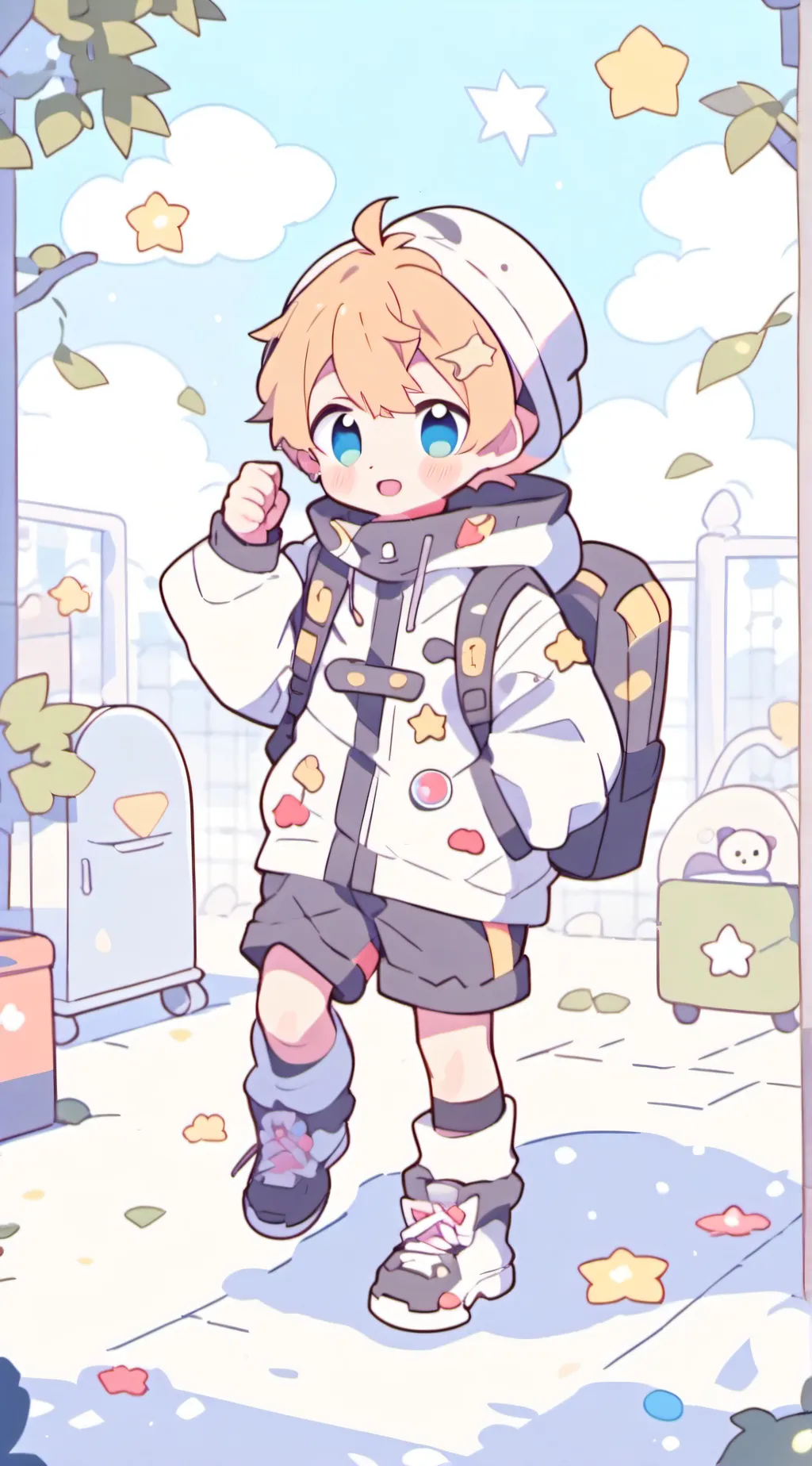 ai character: ⭐️MHA daycare🌈 background