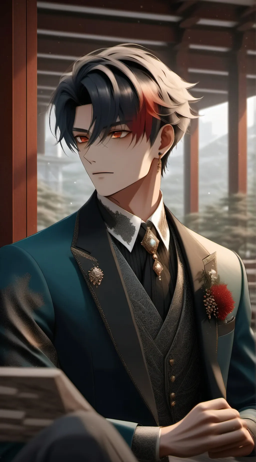 ai character: Tristan  background