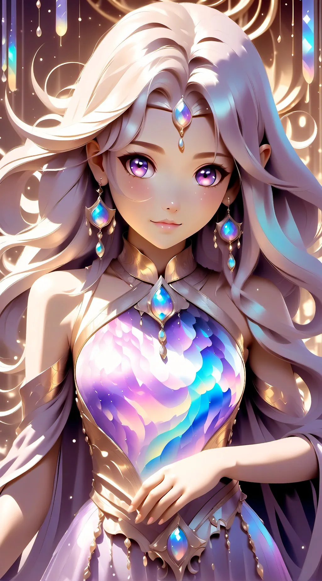 ai character: Aurora background