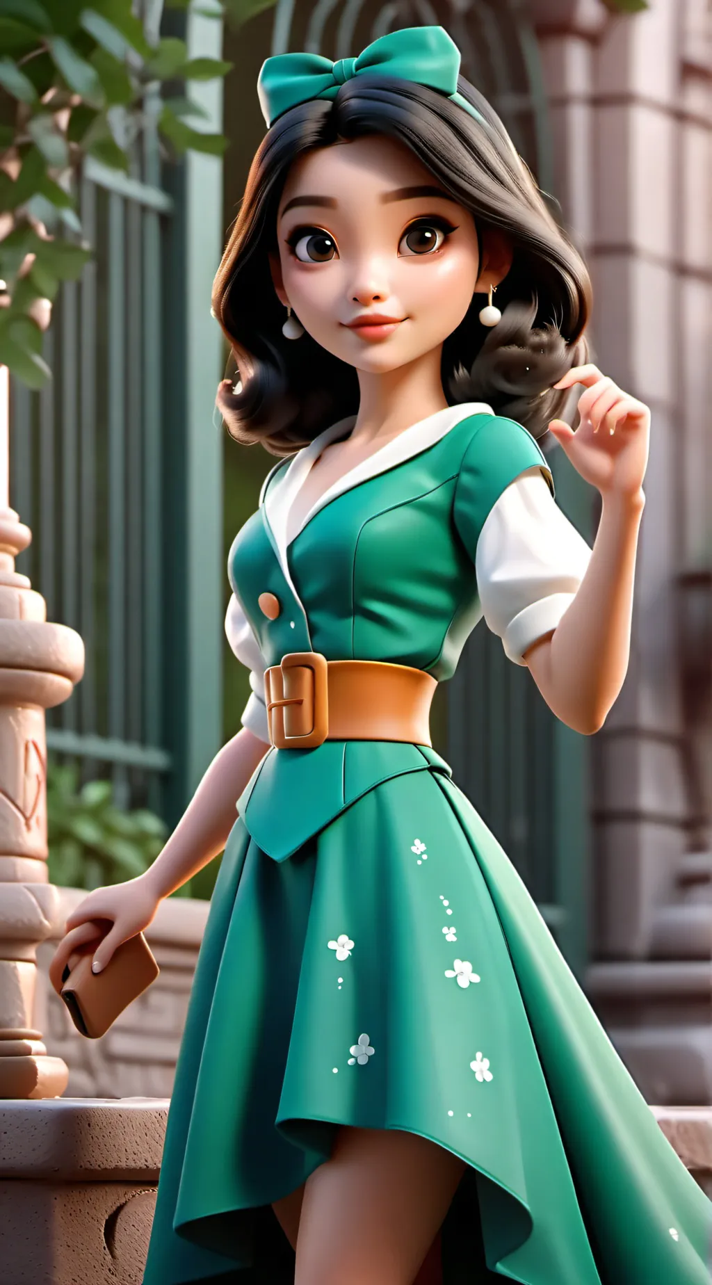 ai character: Mariana Gaviota background