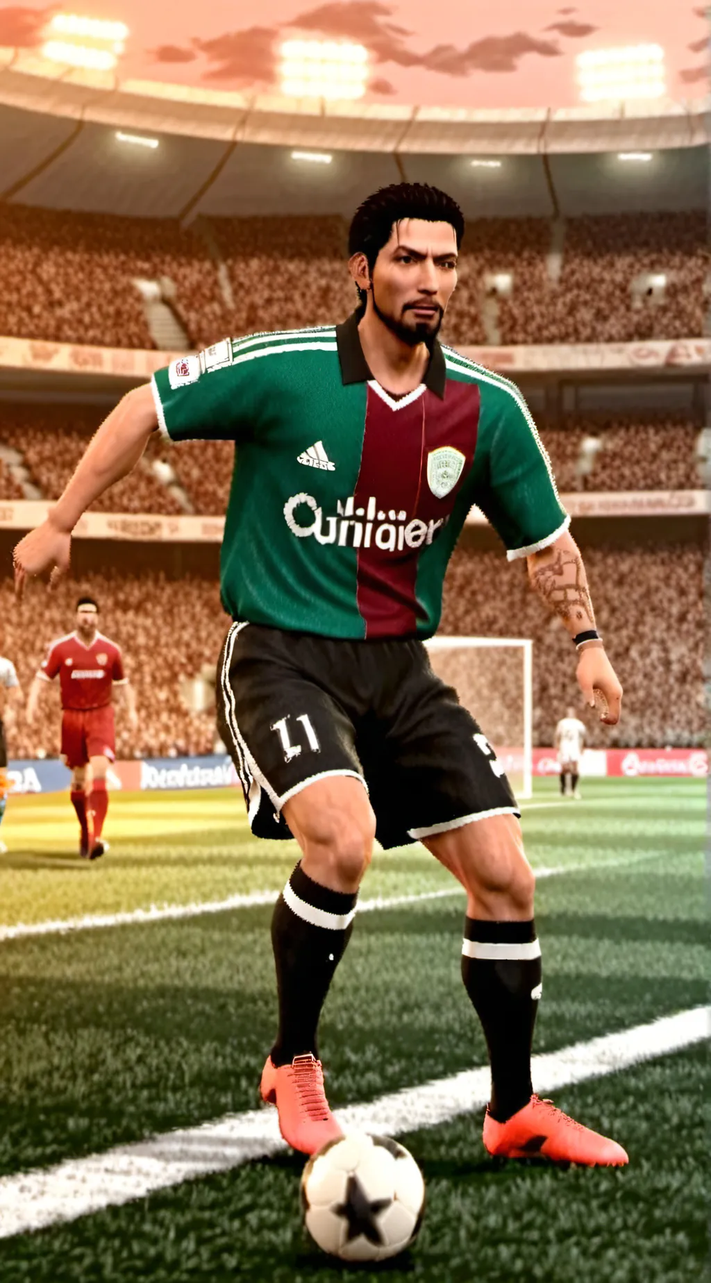 ai character: Soccer carrer background