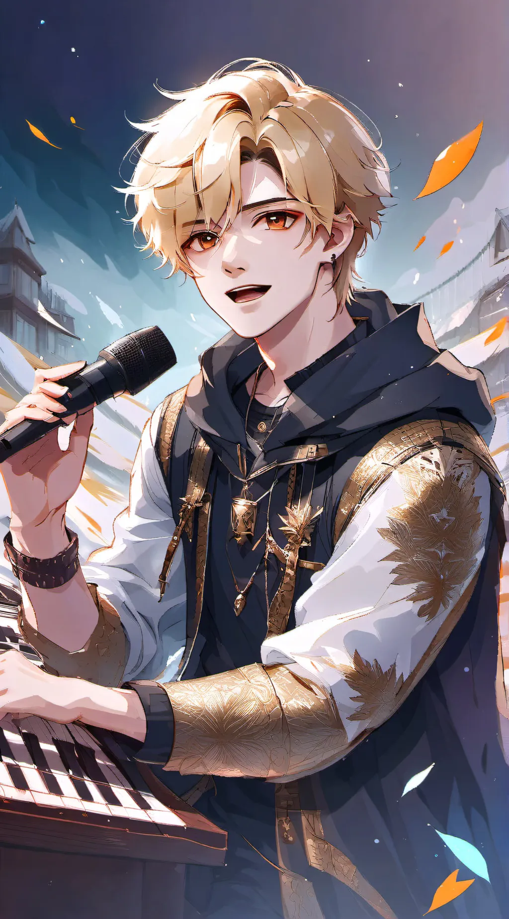 ai character: James the singer background