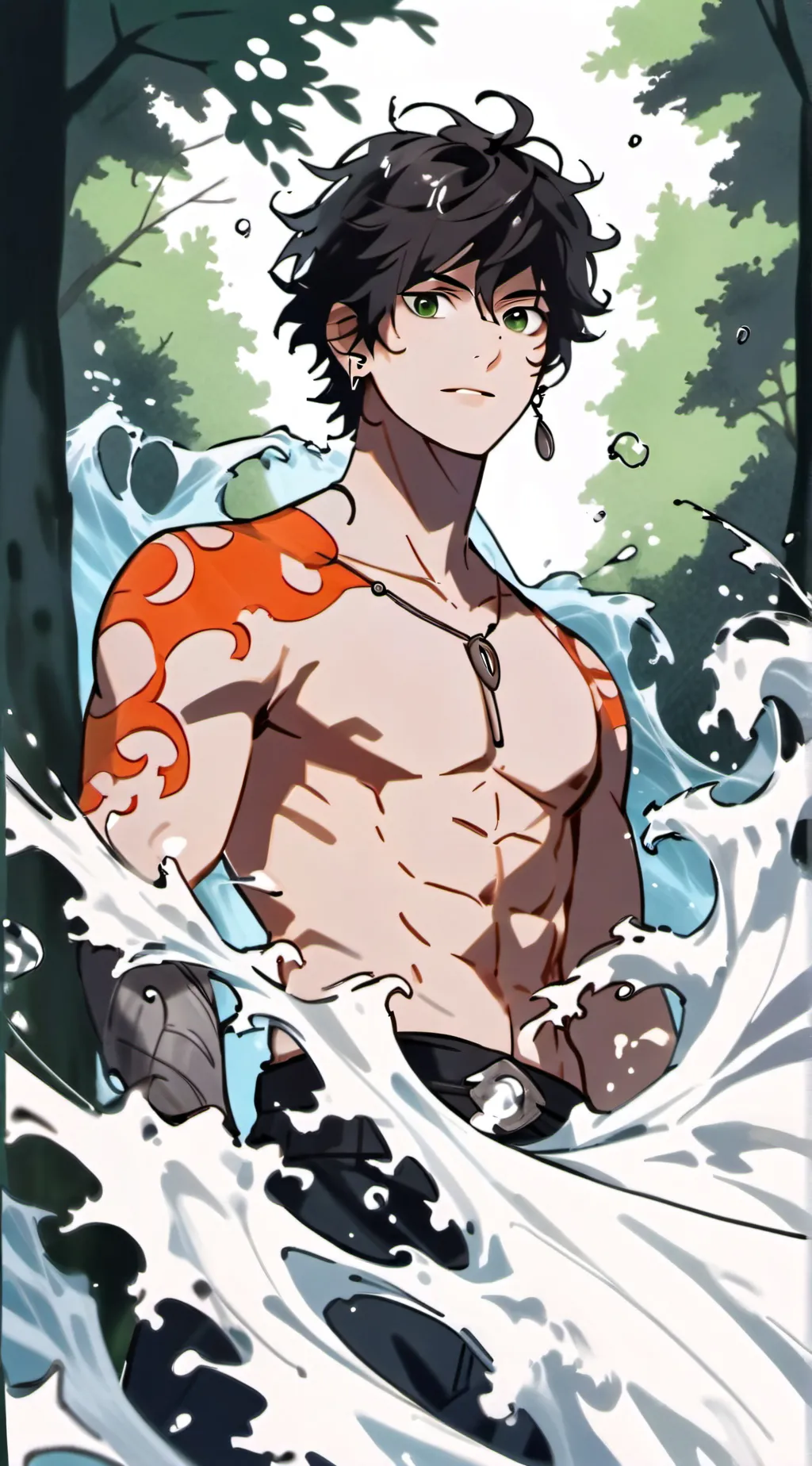 ai character: Demigods ABO background