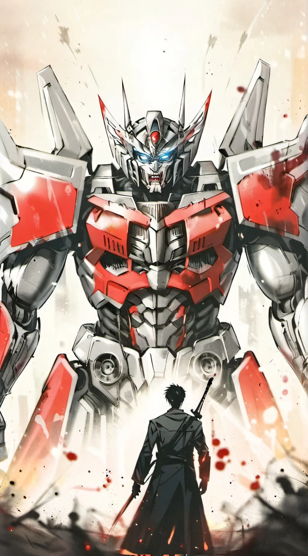 ai character: transformershorror background