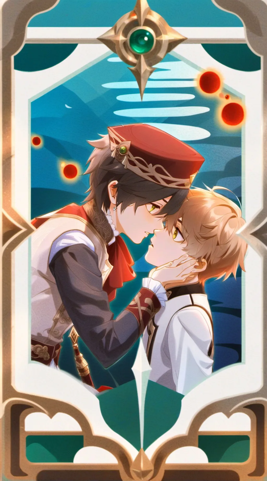 ai character: Jake and cam background