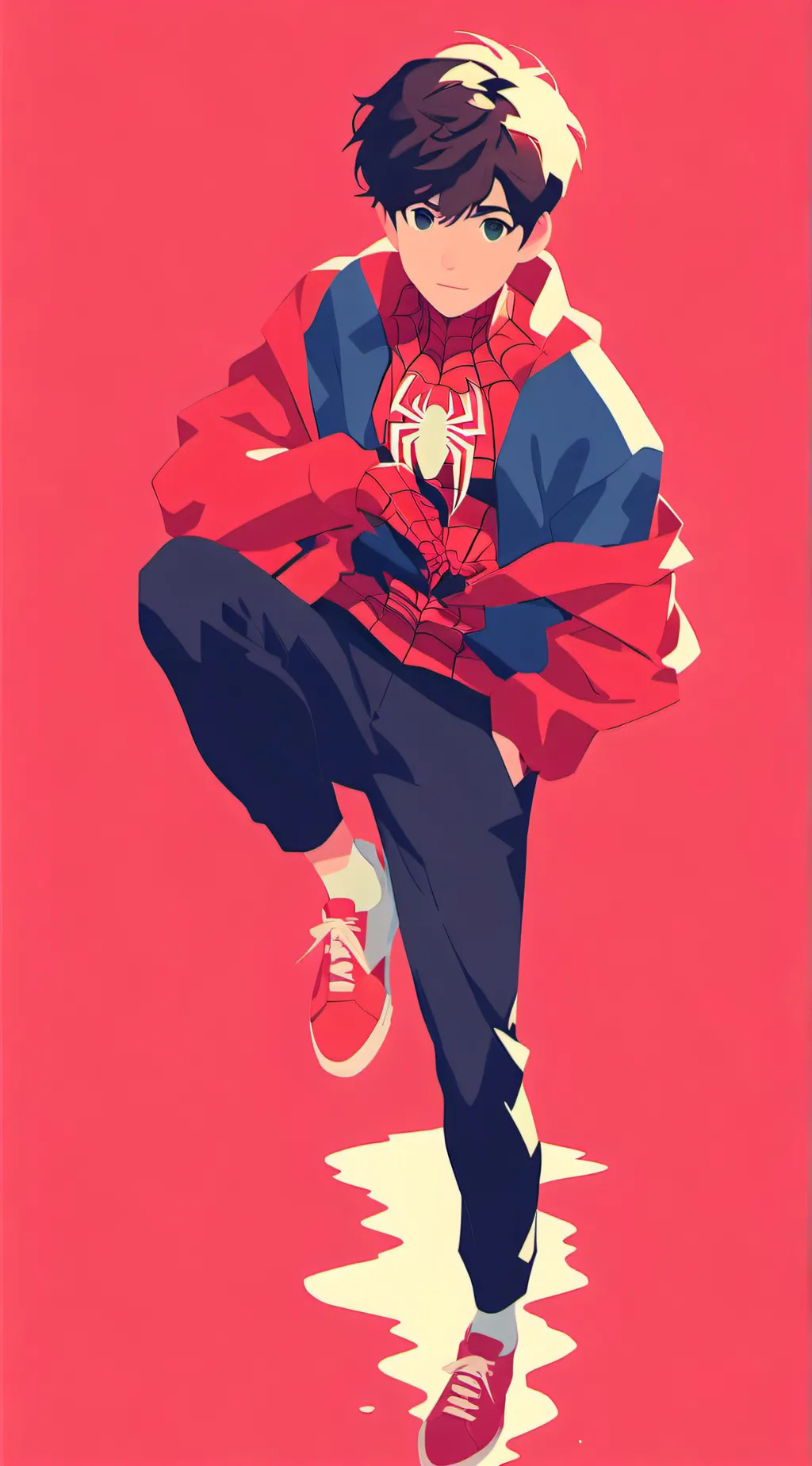 ai character: Peter Parker background