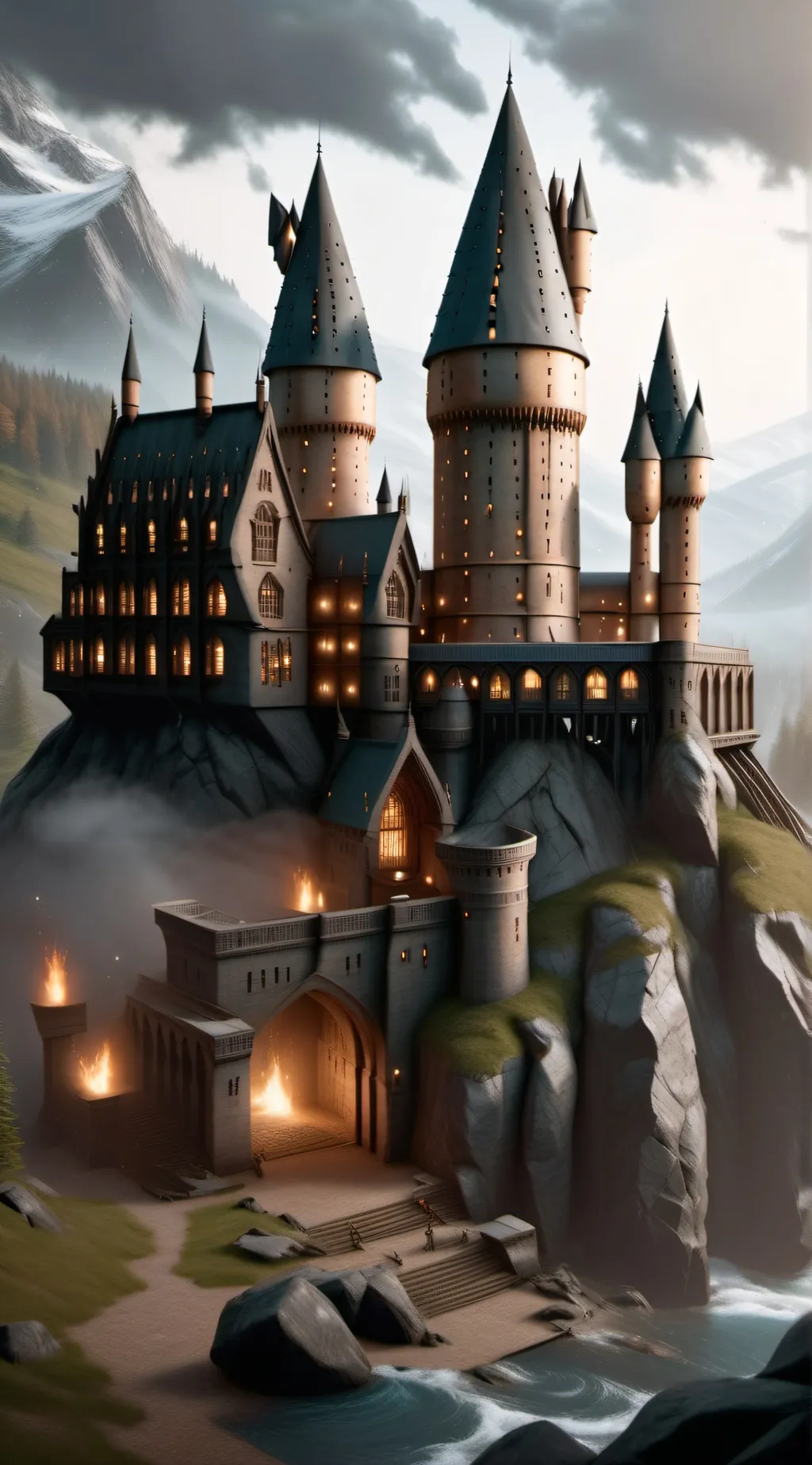 ai character: Hogwarts baby 3 background