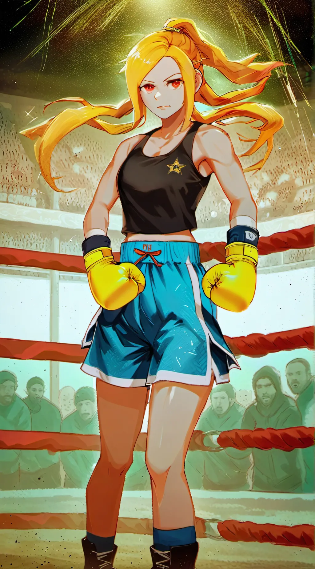 ai character: Lucy amberson background