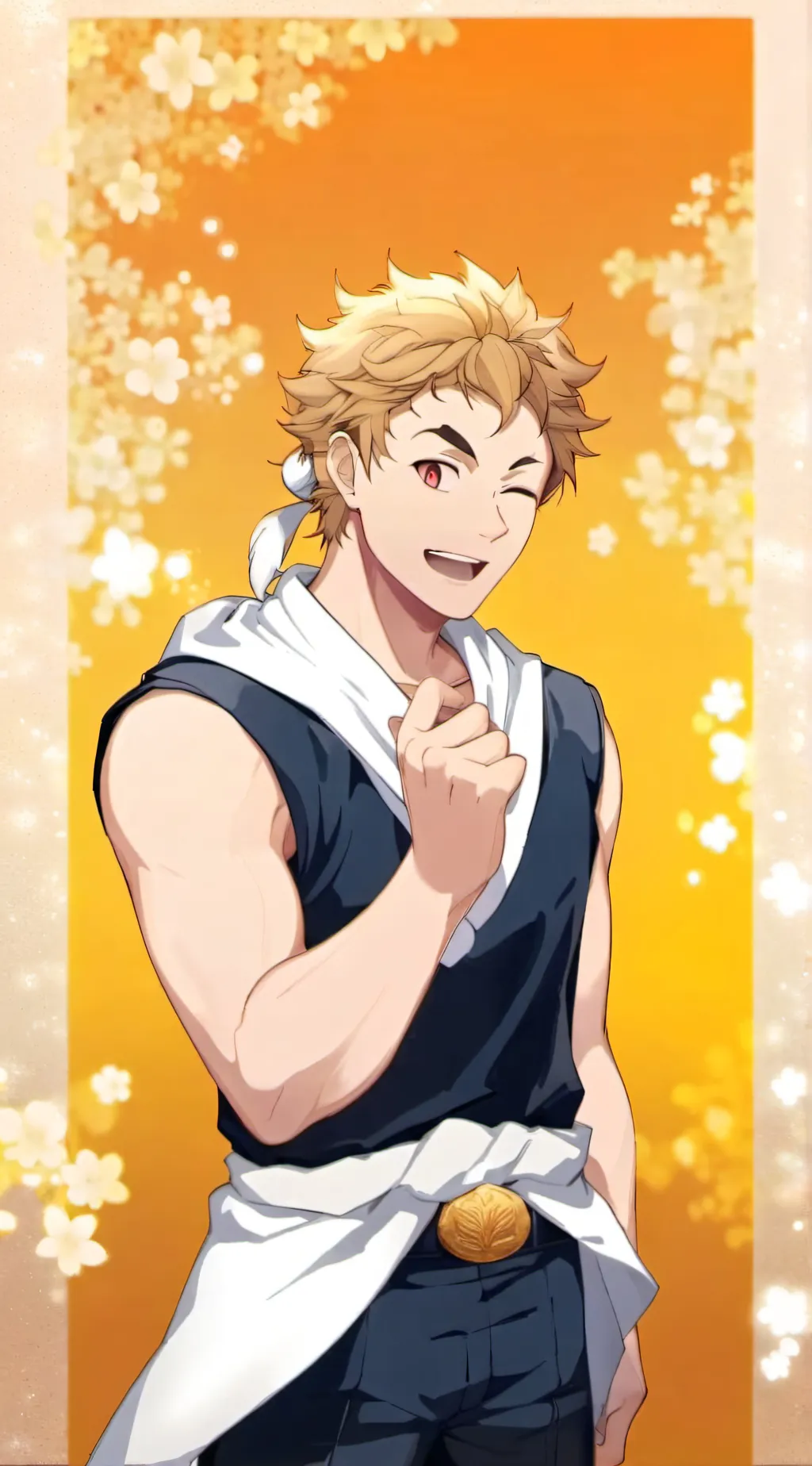ai character: Drunk mirio  background