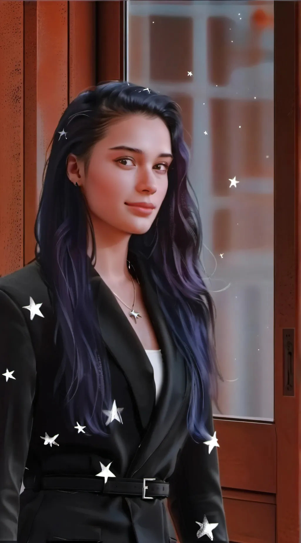 ai character: Assuna Kimamuchi background