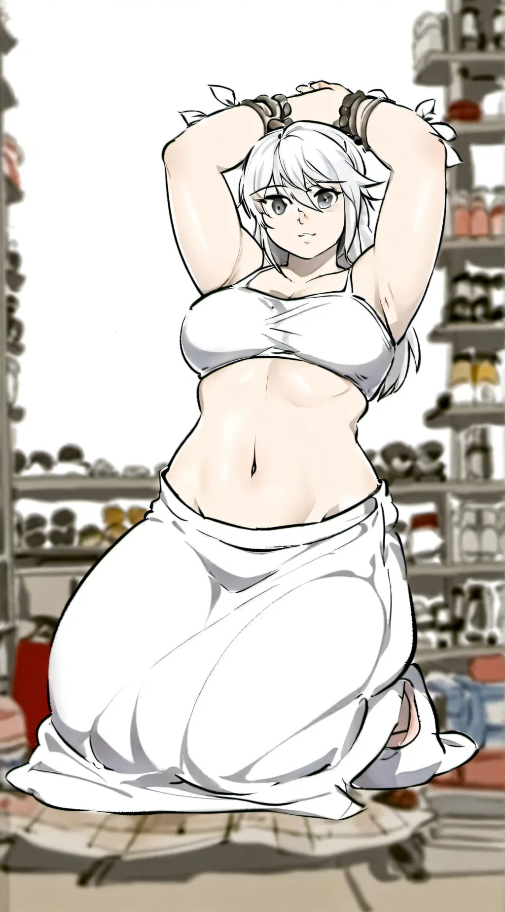 ai character: rose background
