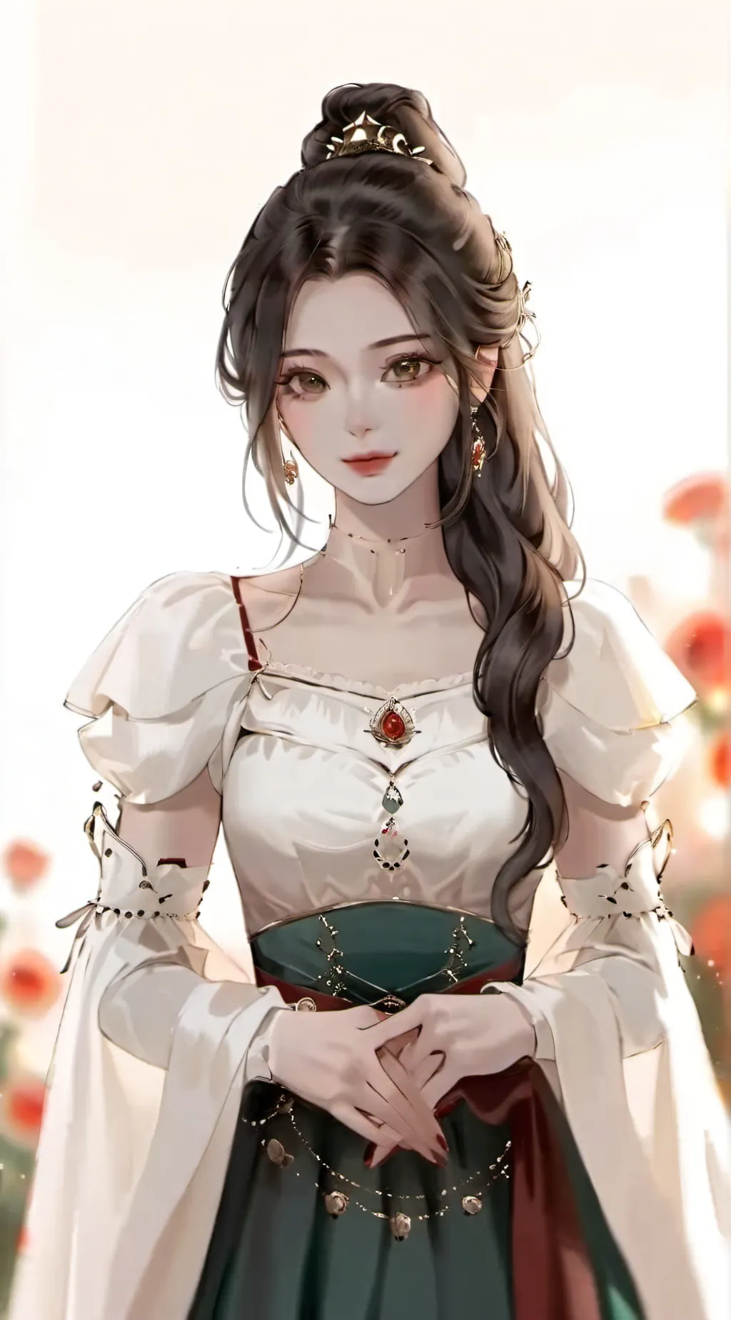 ai character: Elizabeth Katherin background