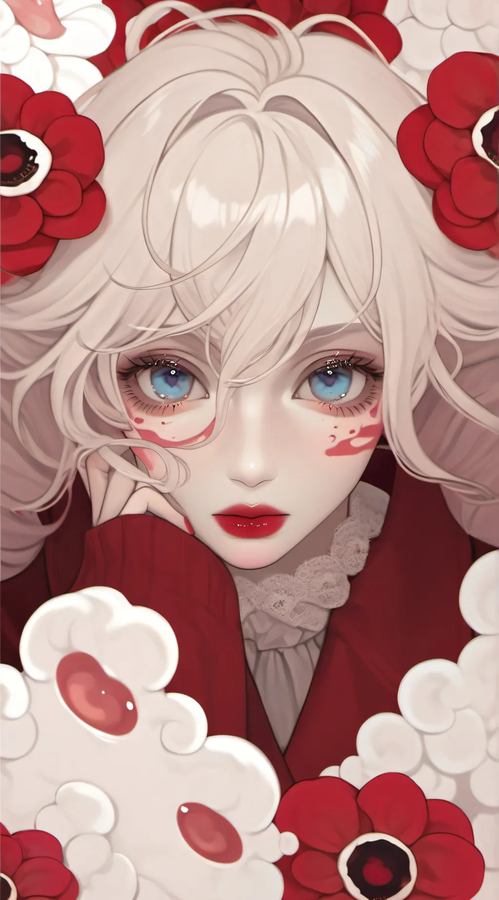 ai character: 🩸💗Mary💗🩸 background