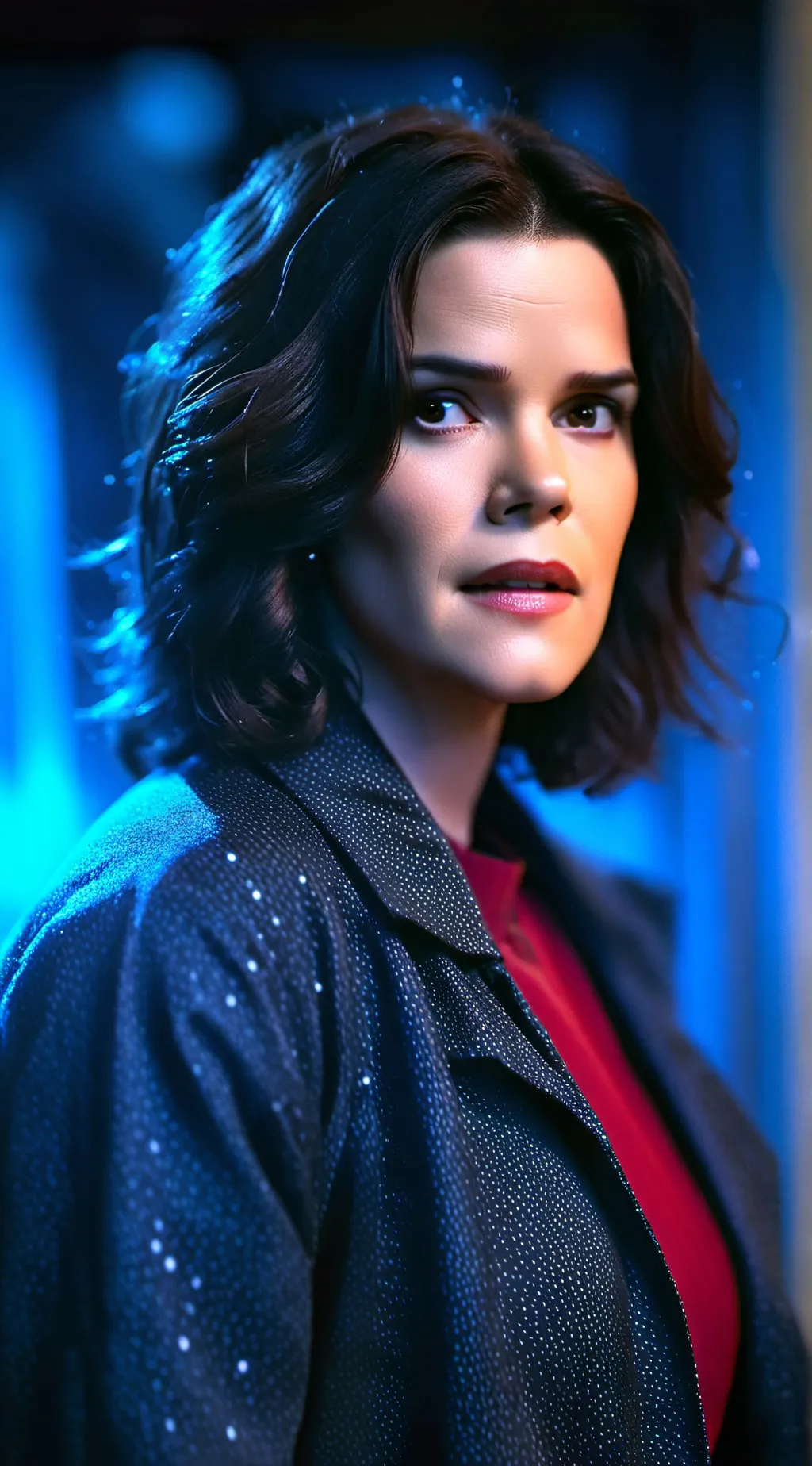 ai character: Sydney prescott  background