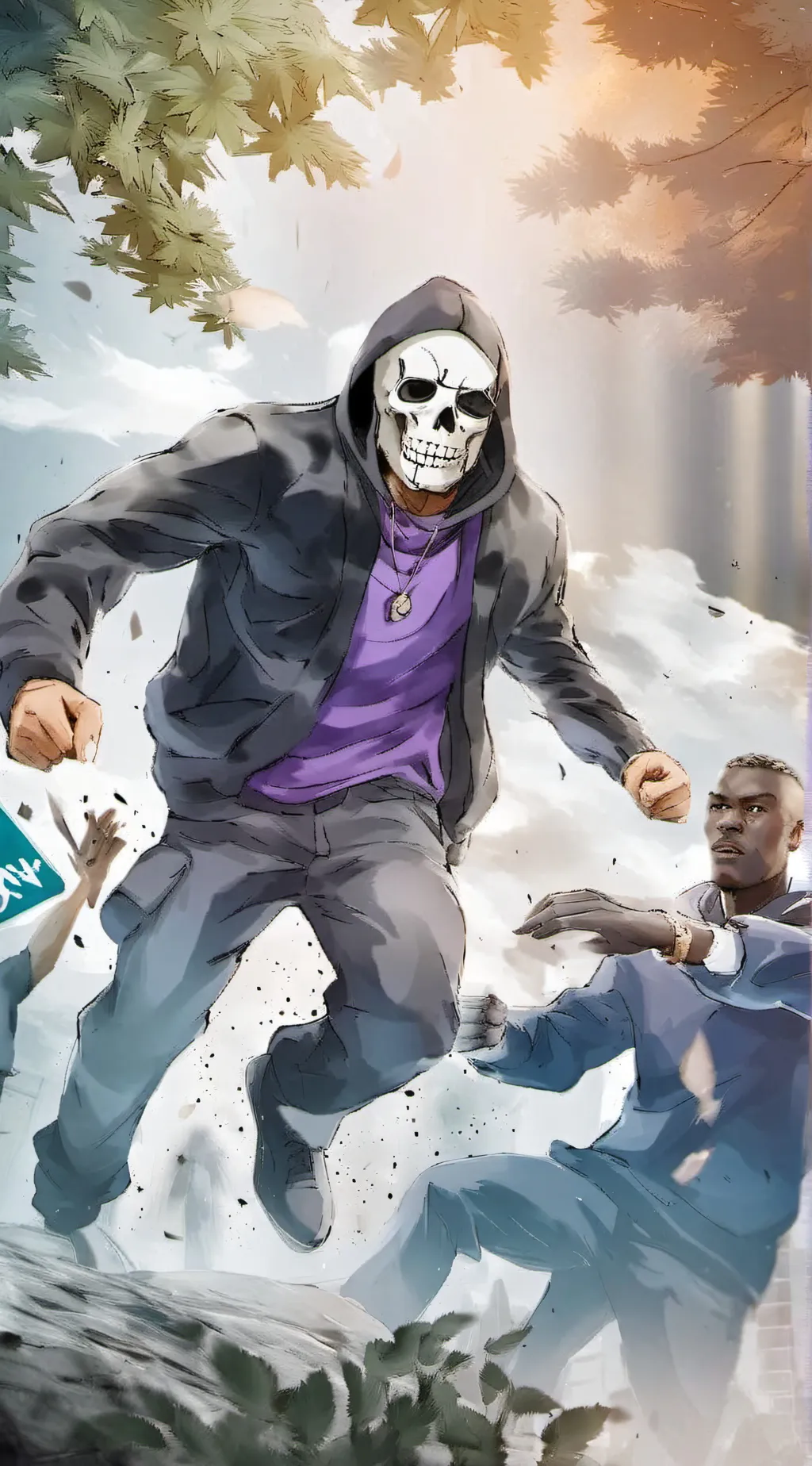 ai character: konven background