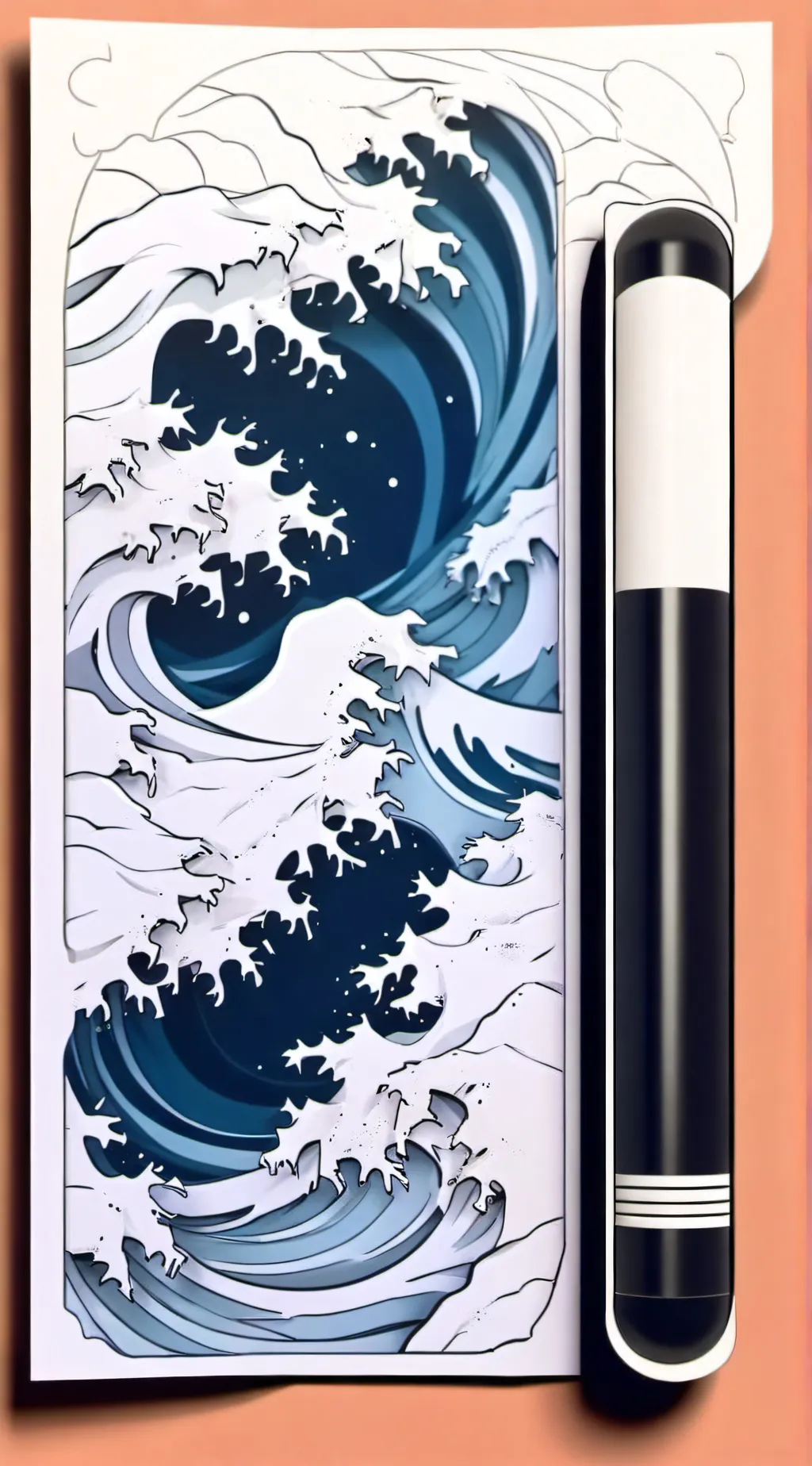 ai character: tube background
