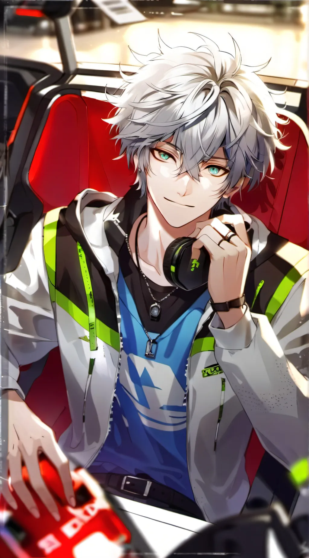 ai character: Xavier  background