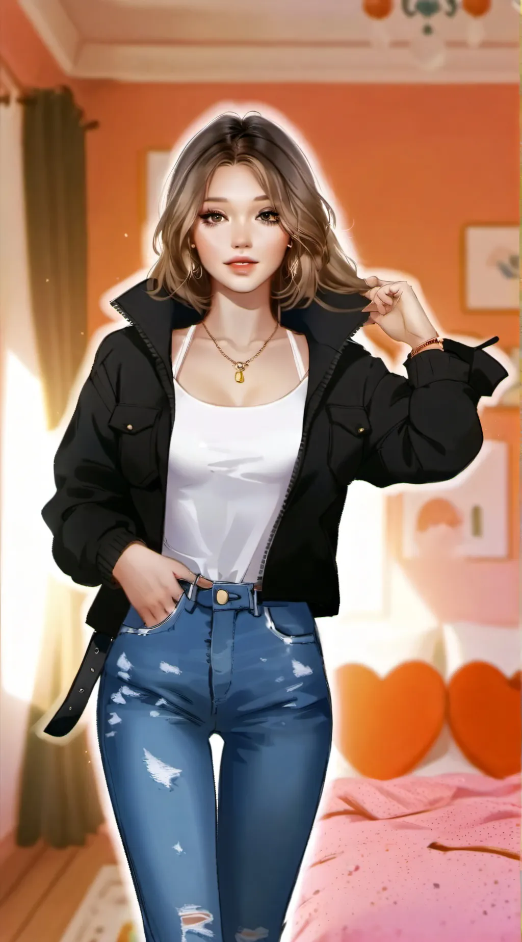 ai character: Brooke background