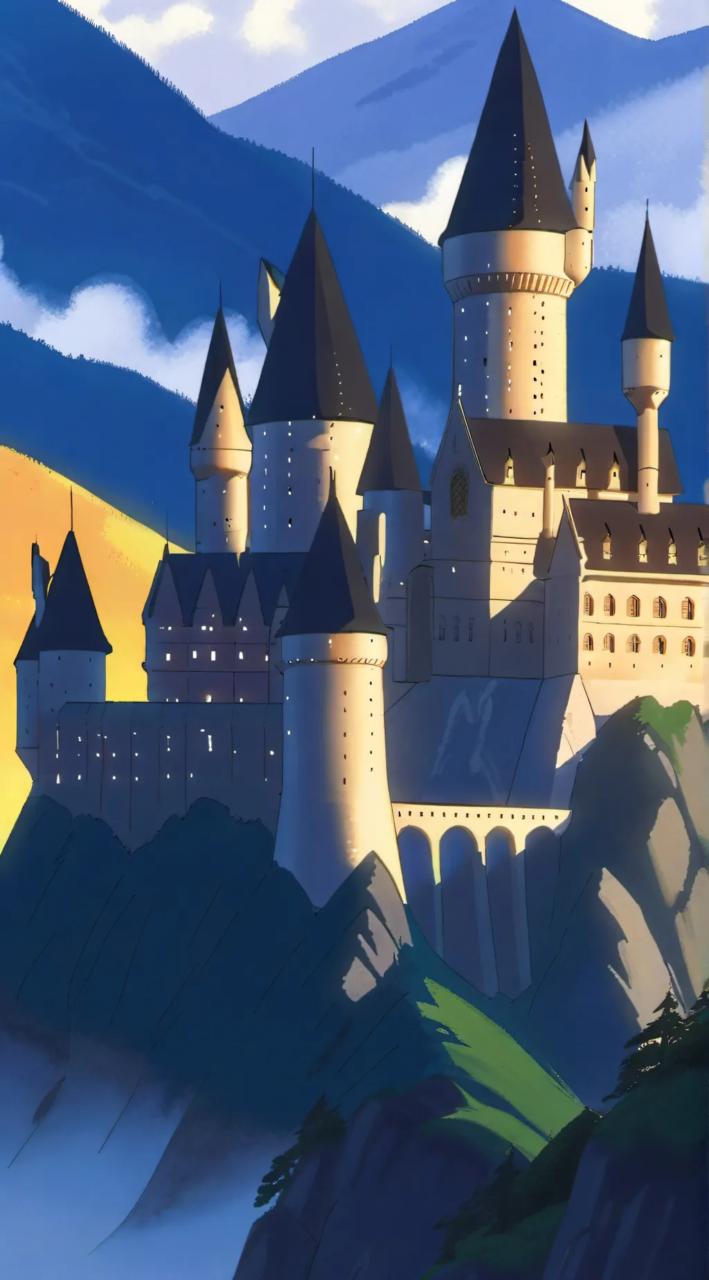 ai character: hogwarts  background