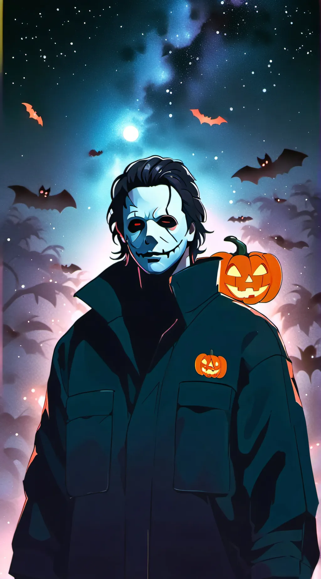 ai character: Halloween 1978-202 background