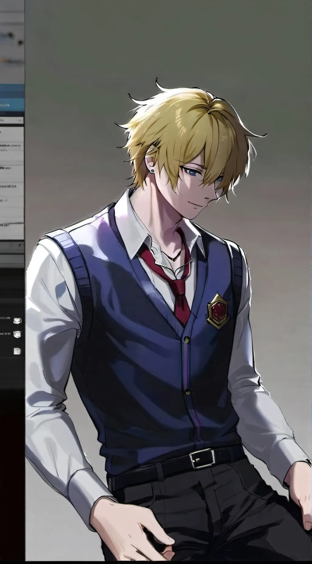 ai character: your streamer bf background