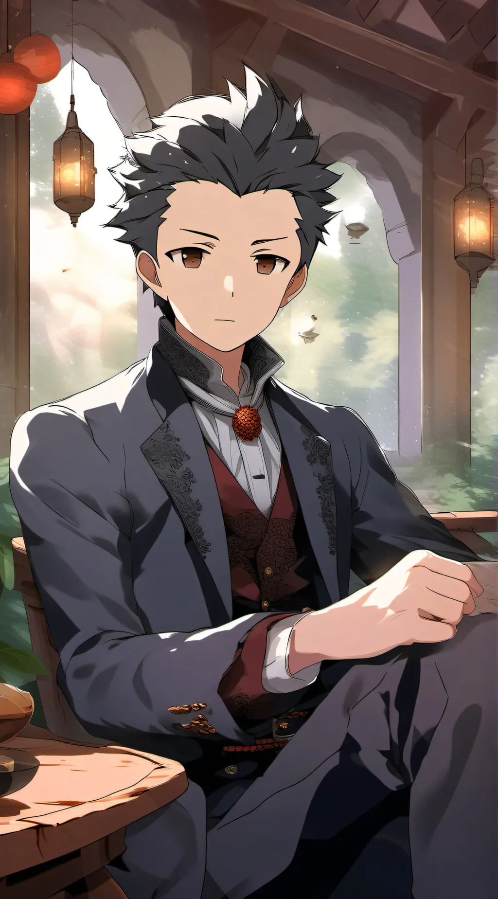 ai character: subaru  background