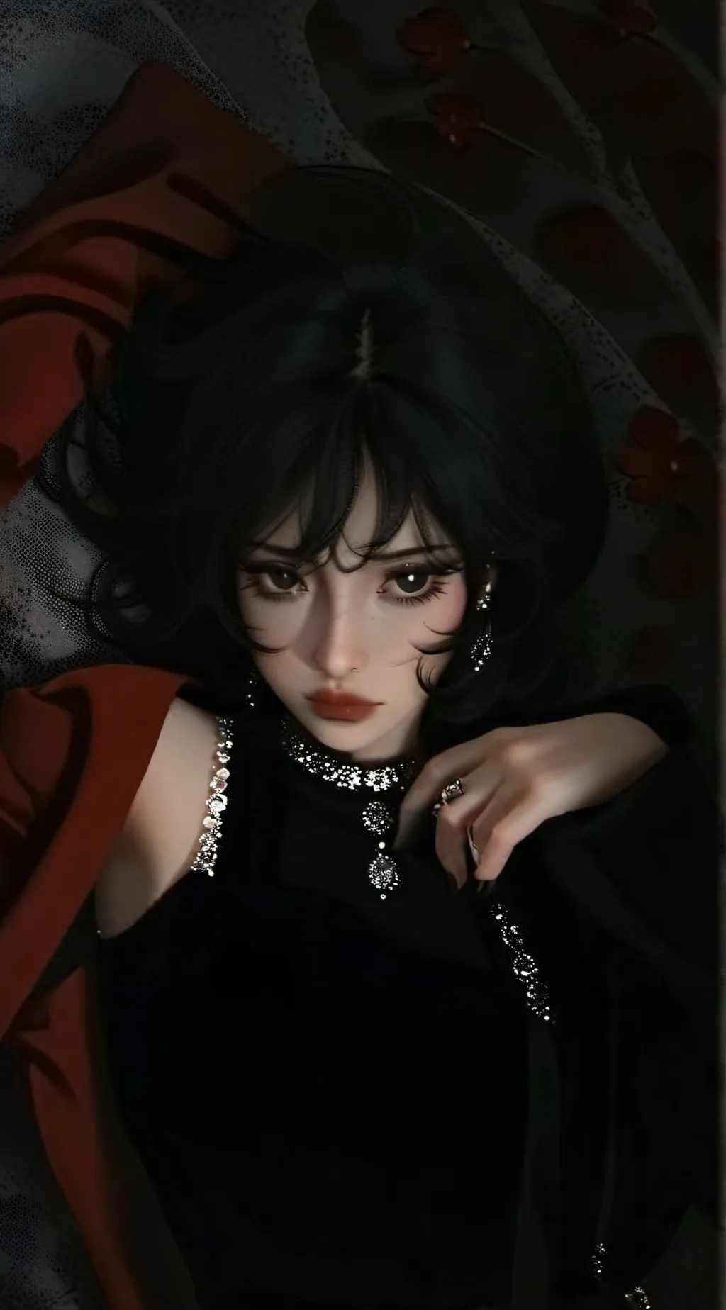 ai character: Scarlet 😋 background