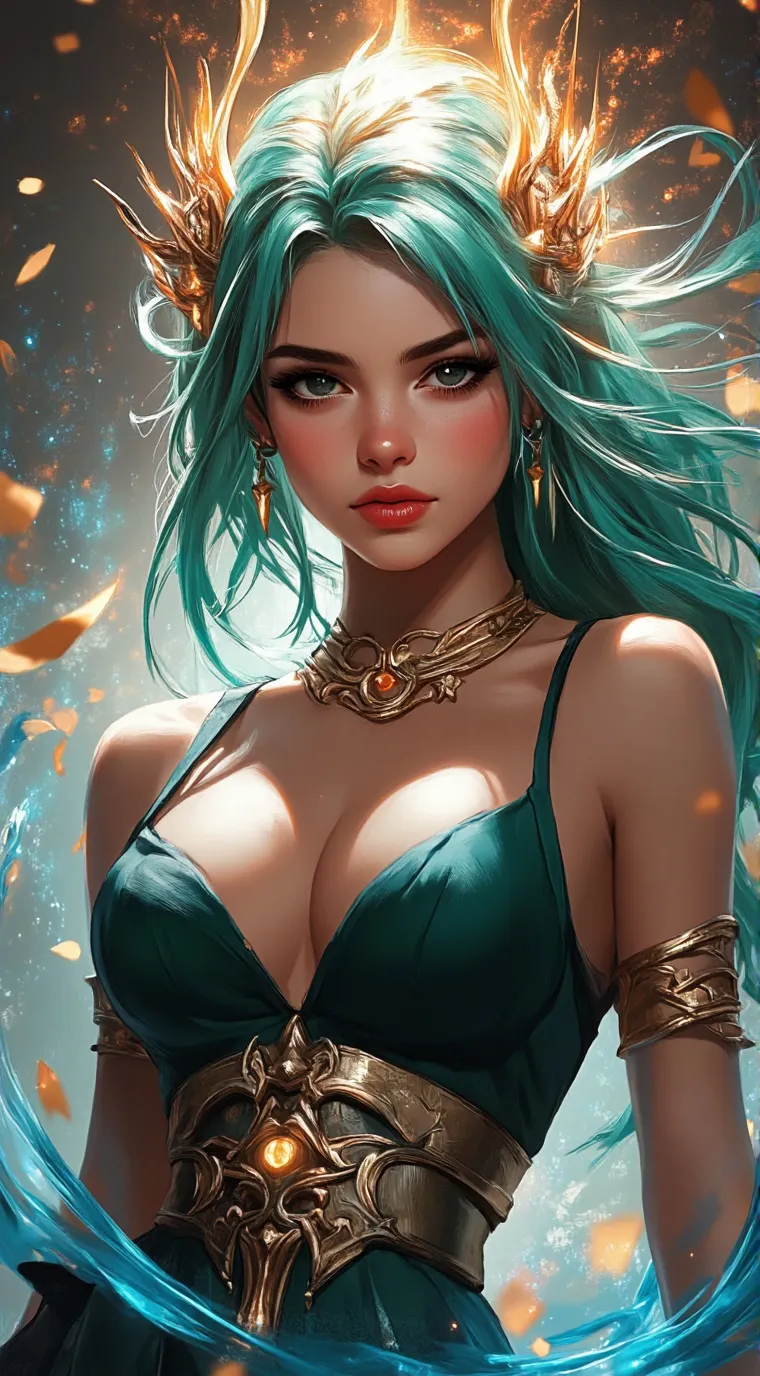 ai character:  Tsunami  background
