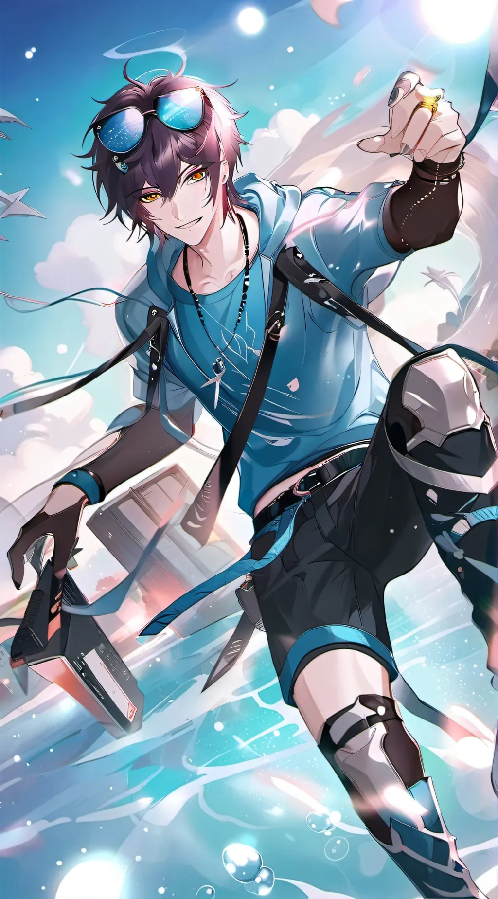 ai character: Nik🐦⚙ 🏃  background