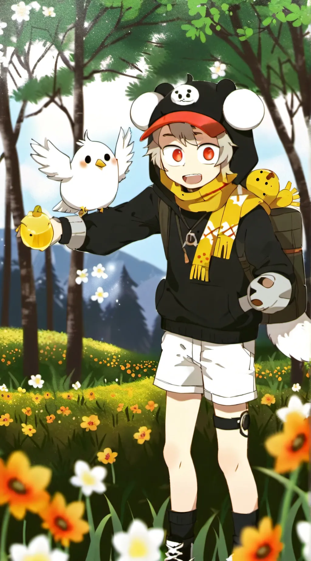 ai character: sus sprout background