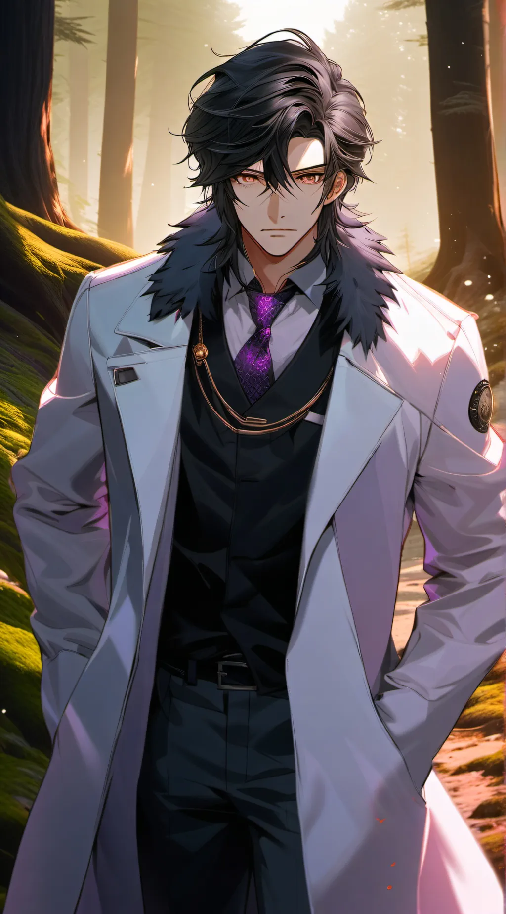 ai character: Light background