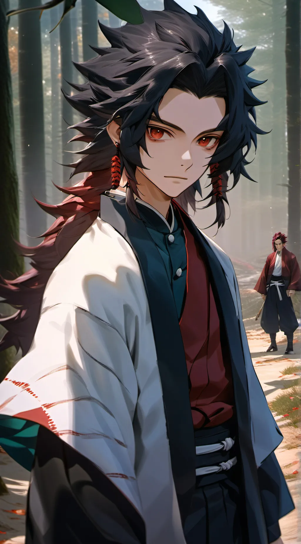 ai character: Natsu kamado  background