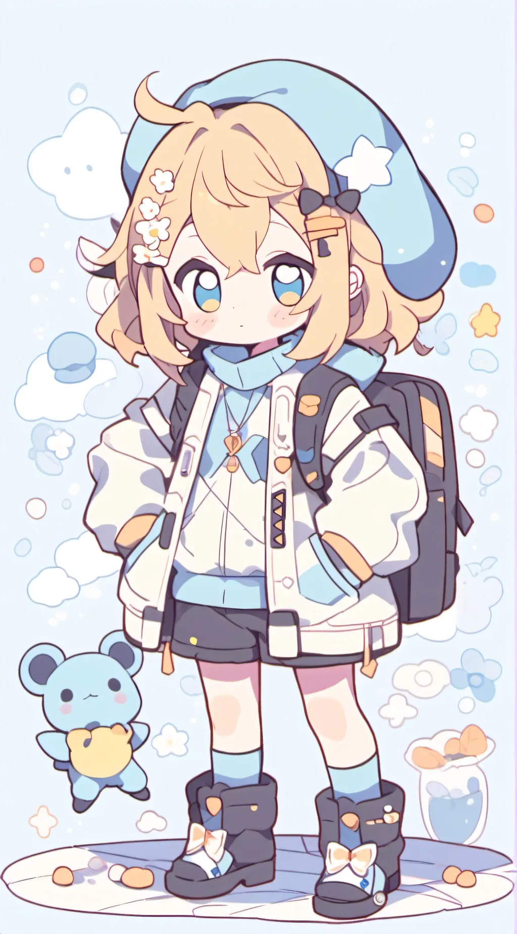 ai character: 凹凸世界 background