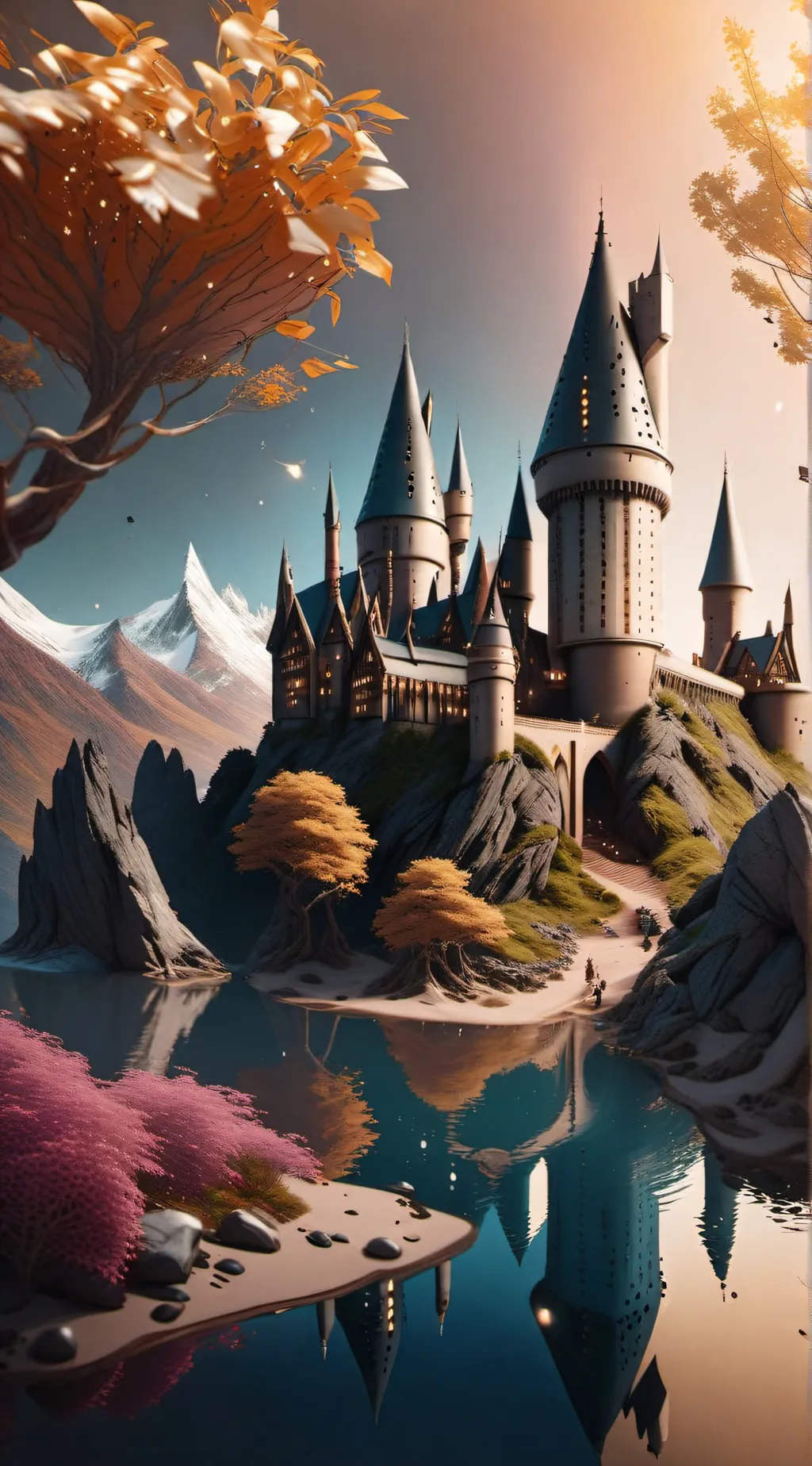 ai character: Hogwarts background