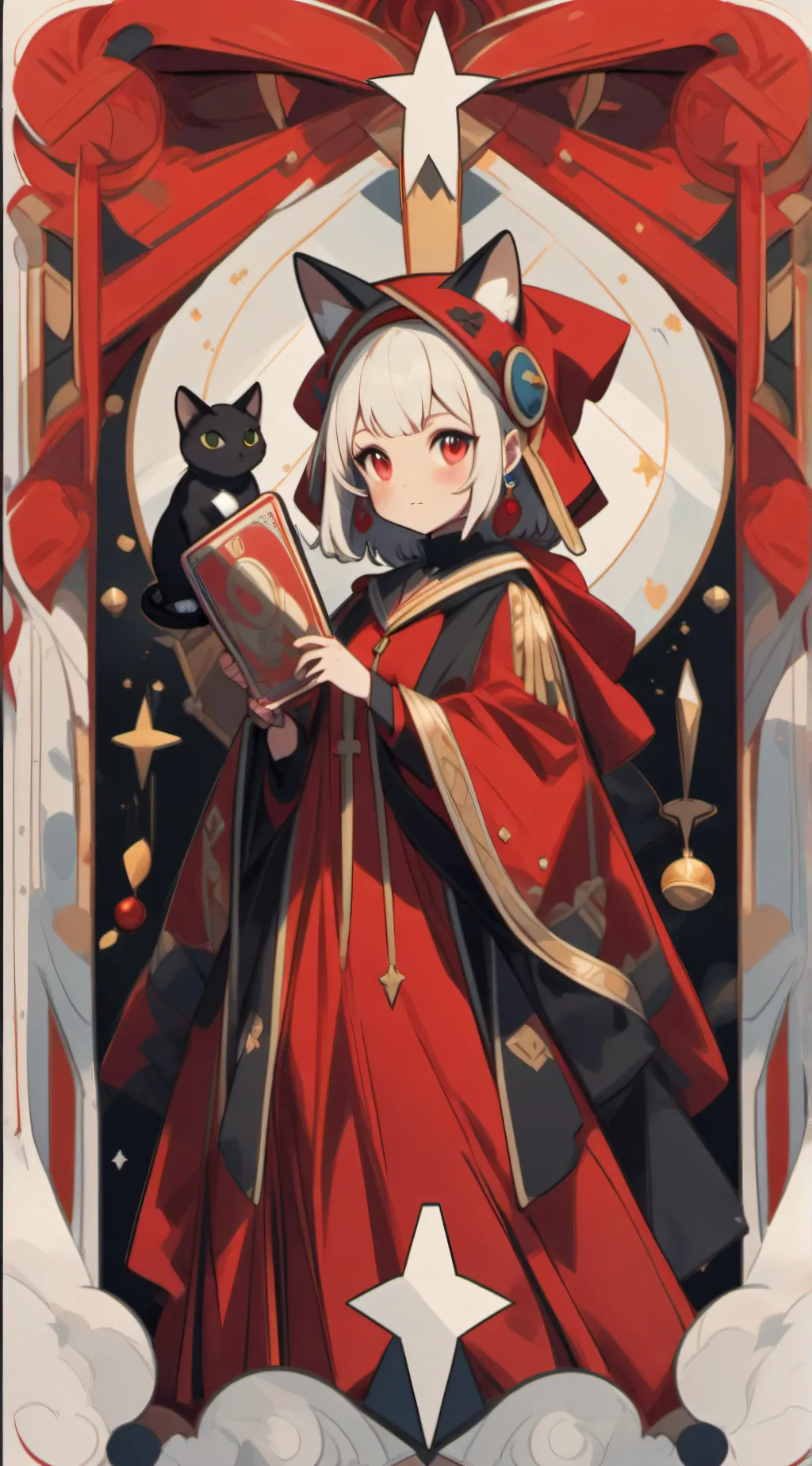 ai character: kitty background