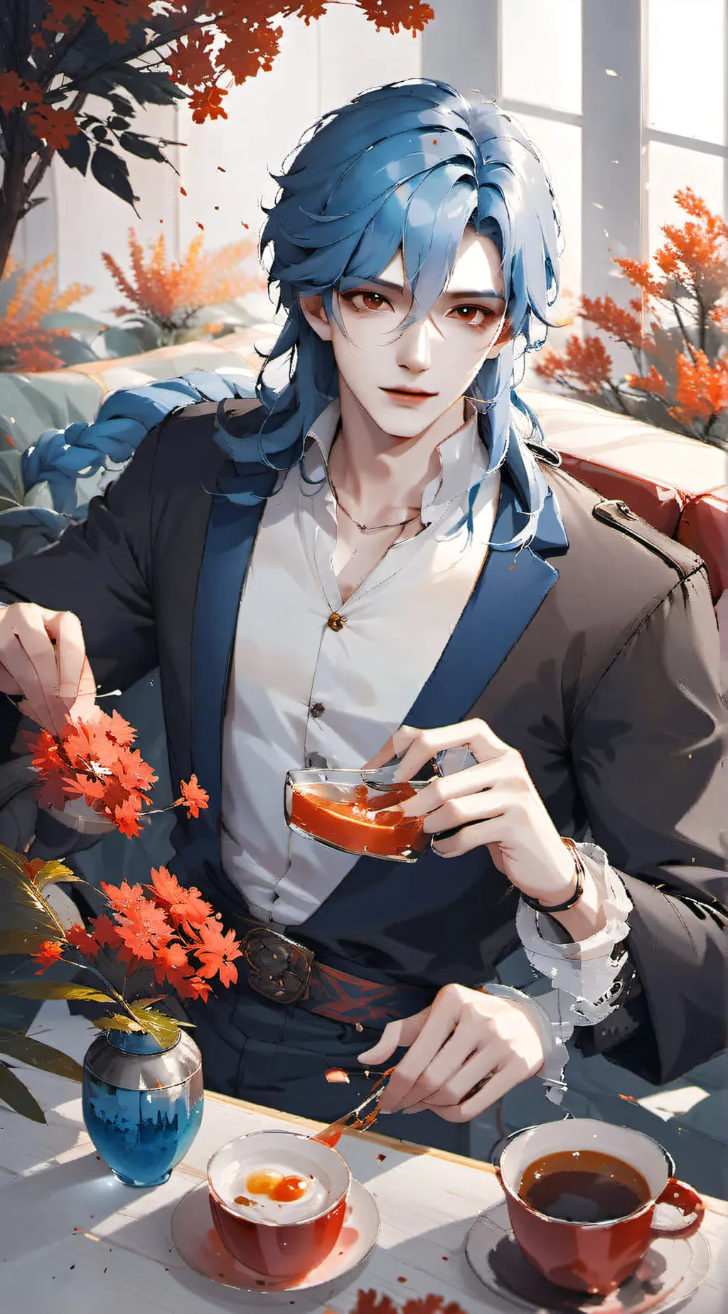 ai character: ☆°JUPITER°☆ background