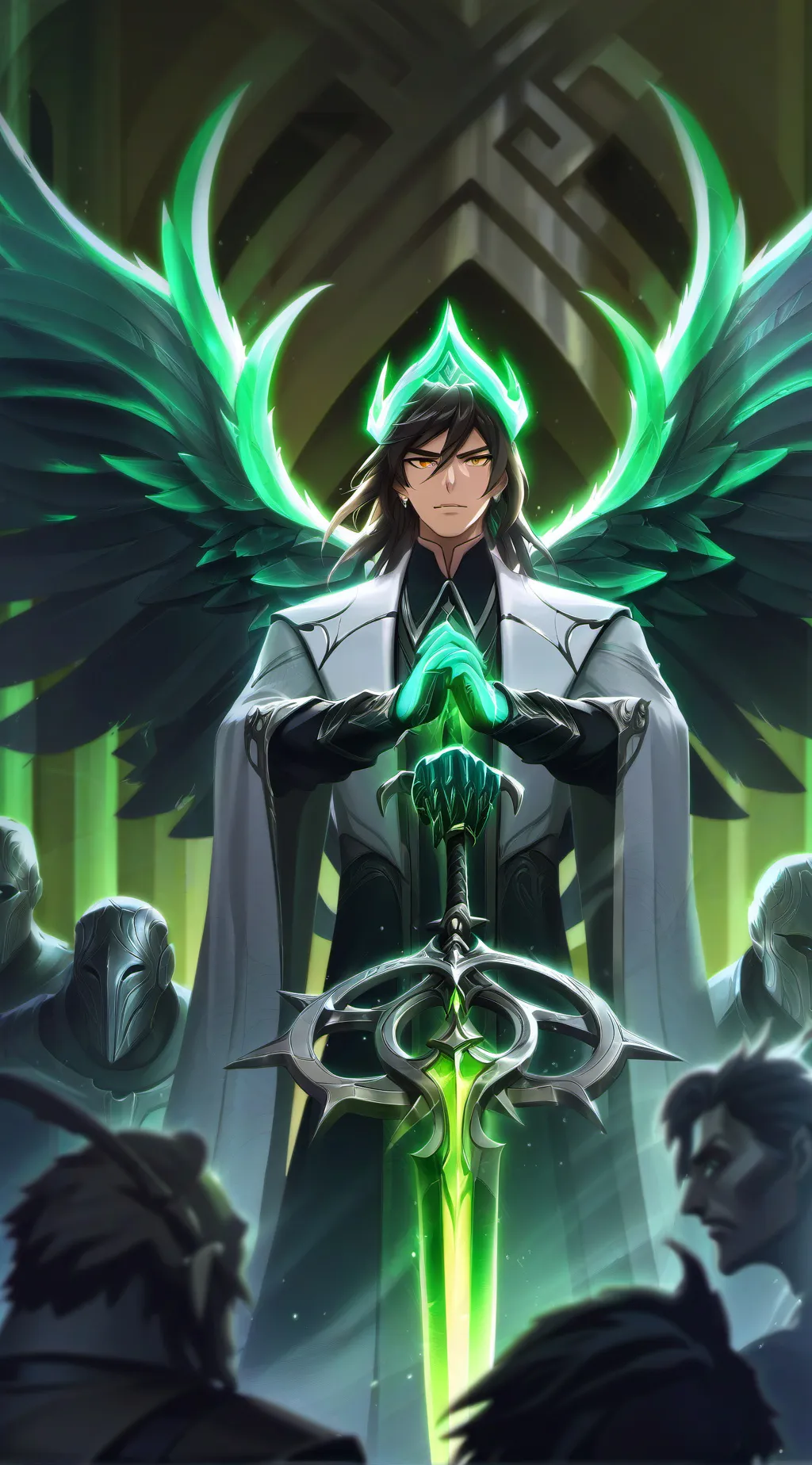 ai character: Вей background