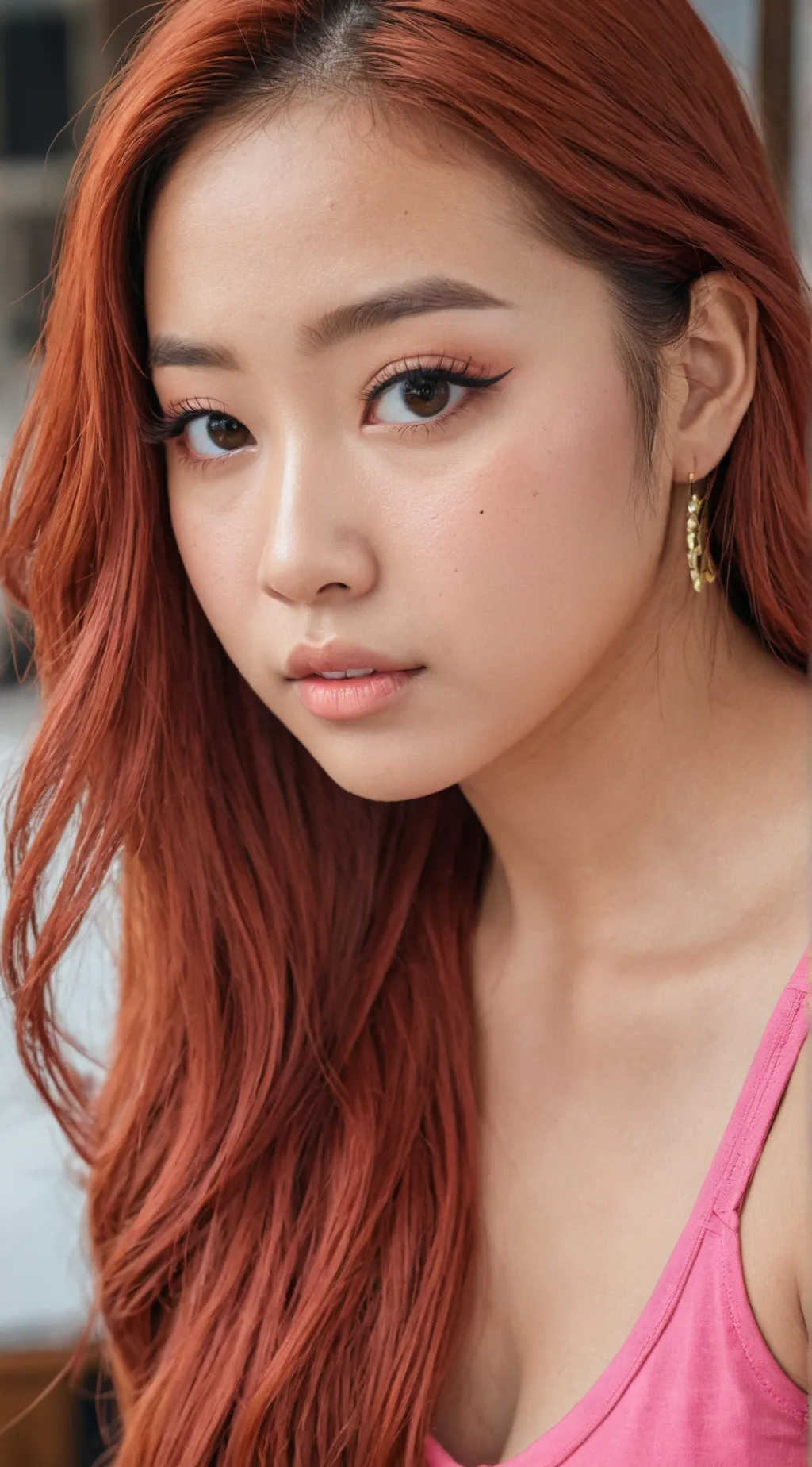 ai character: BINI Mikha background