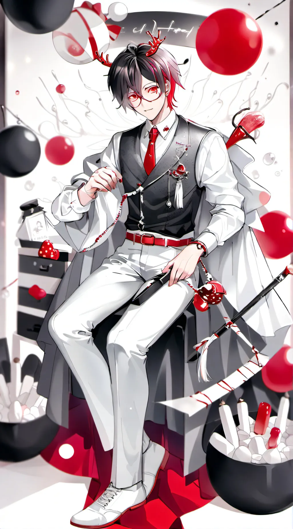 ai character: Ash background