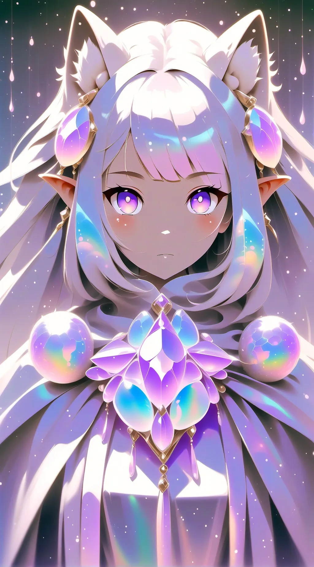 ai character: Bubbles background