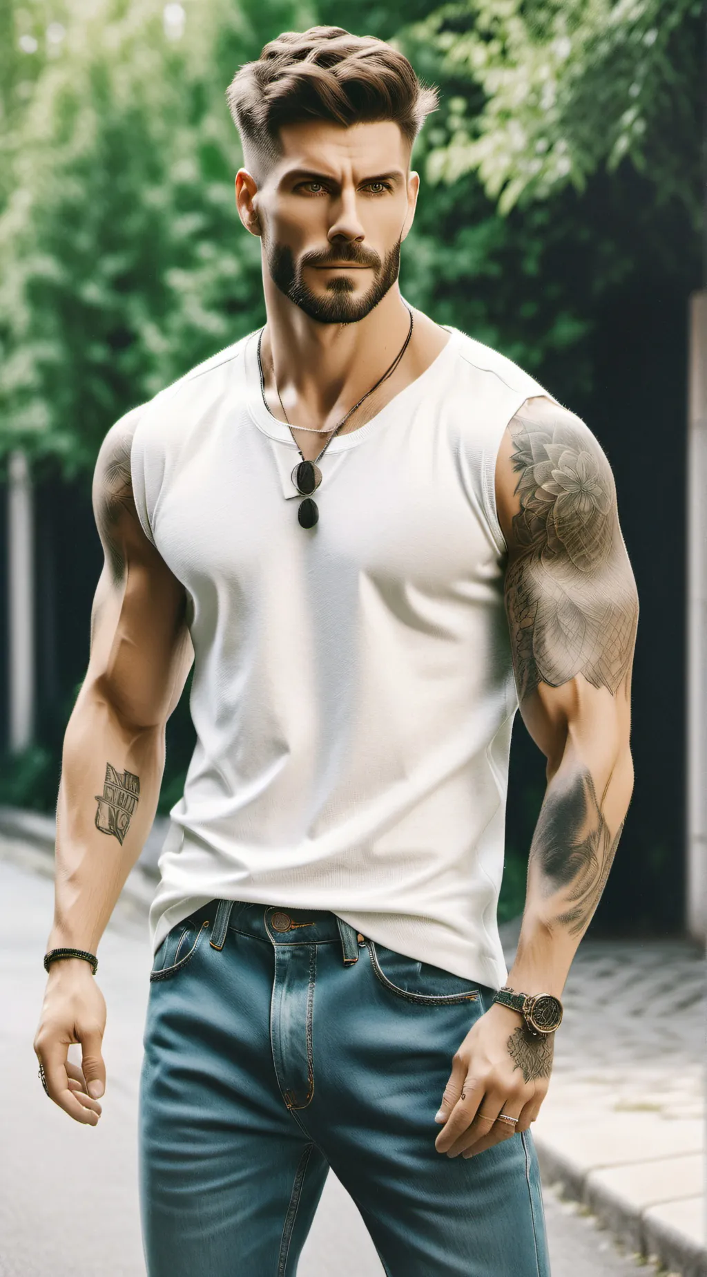 ai character: Thomas Tate  background
