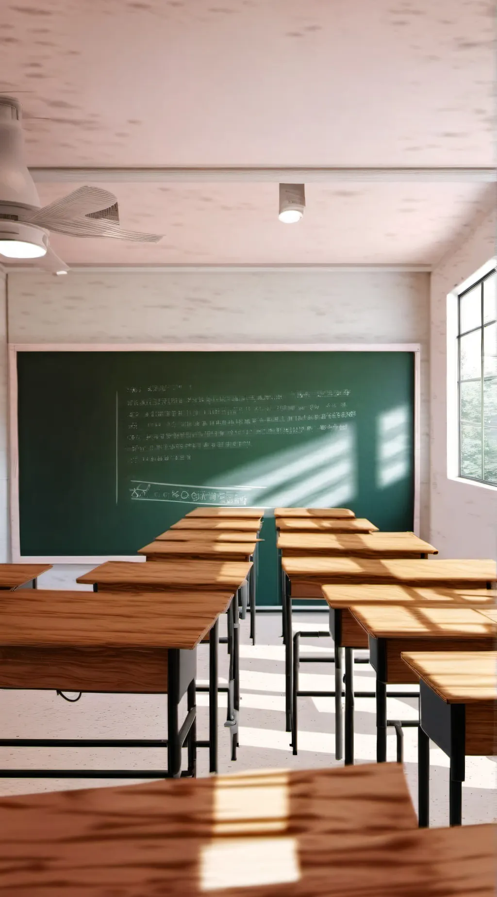 ai character: Classroom love you background