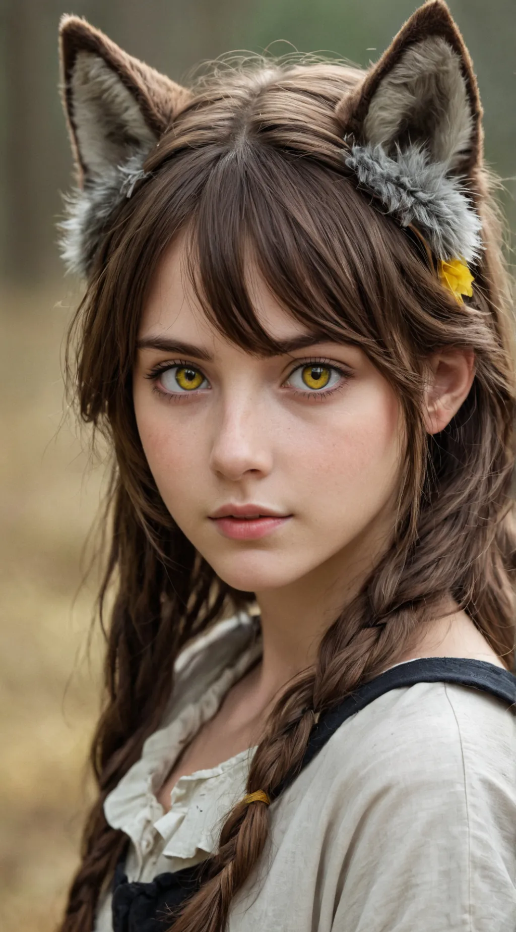 ai character: Aurora background