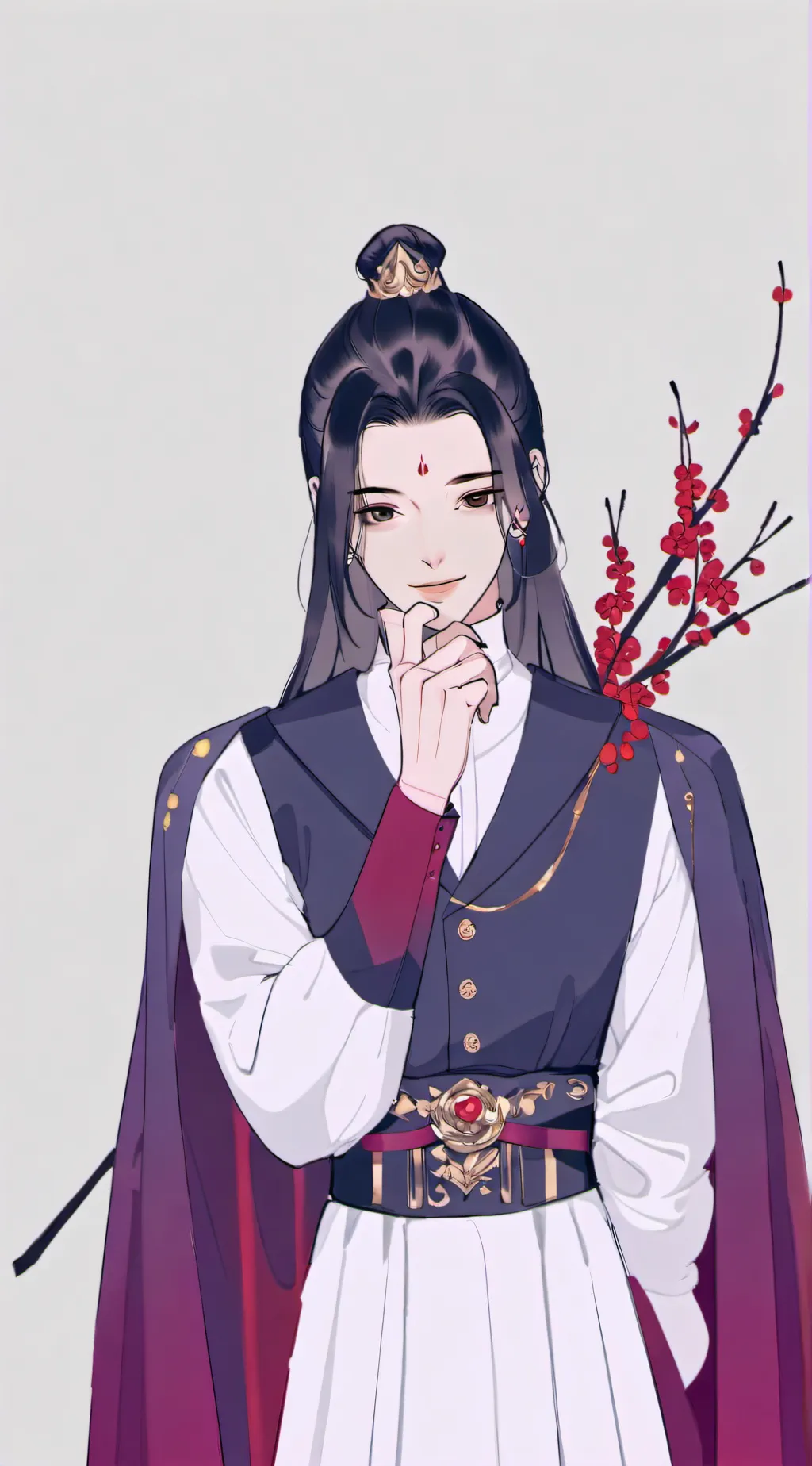 ai character: lan wanji background