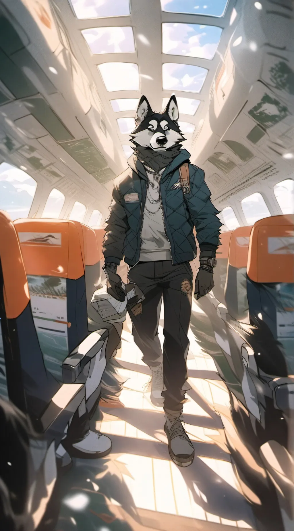 ai character: the plane  background