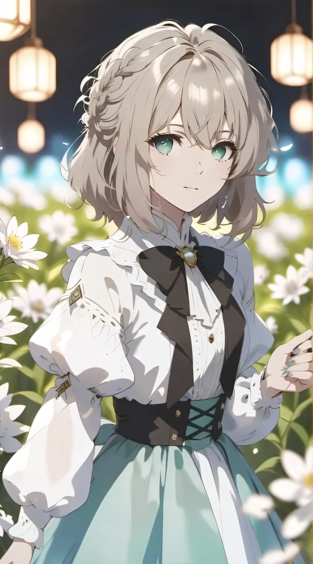 ai character: ミ☆Ella★ミ background