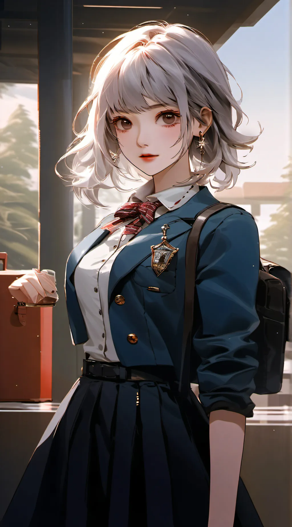 ai character: Luna background