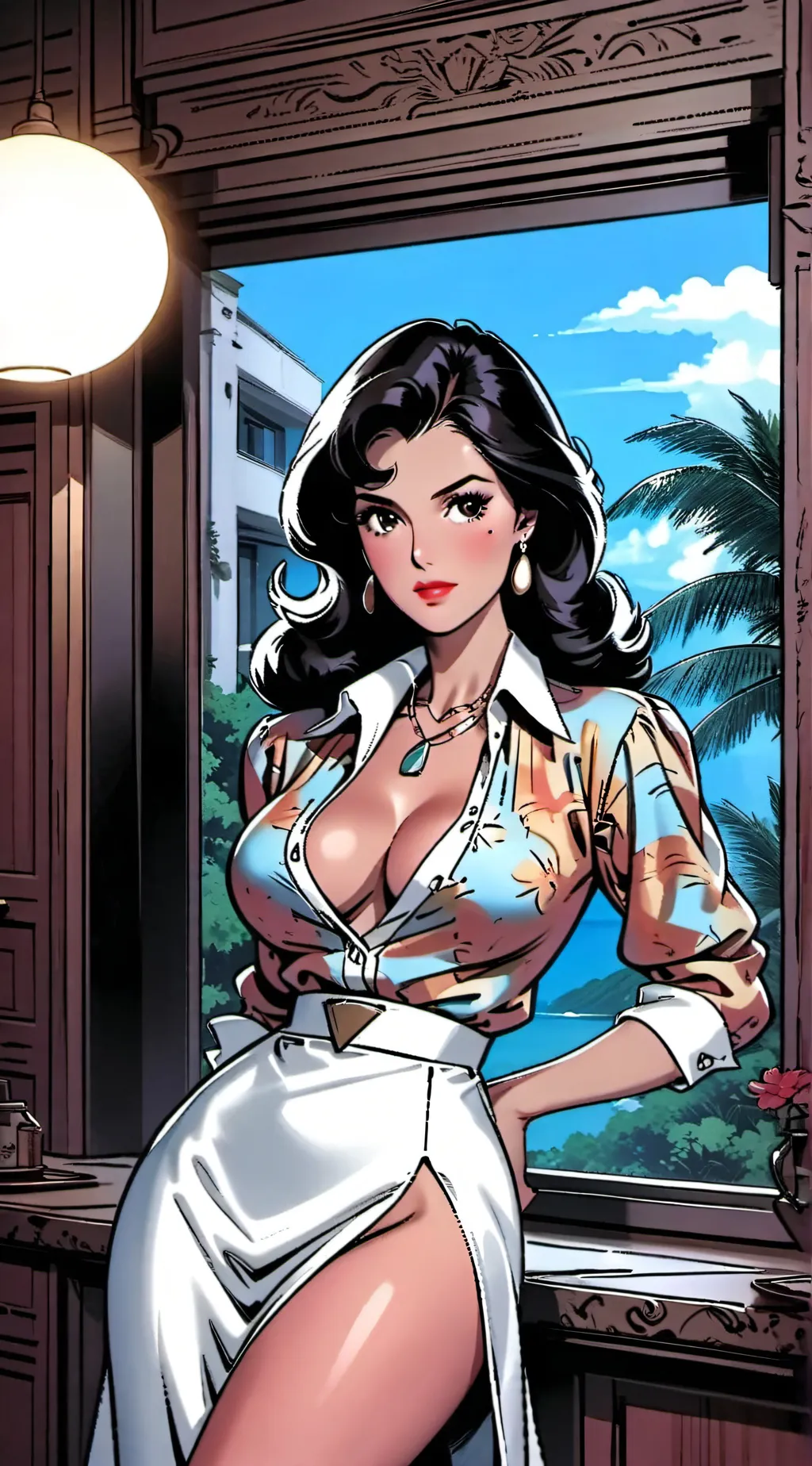 ai character: Sofia  background